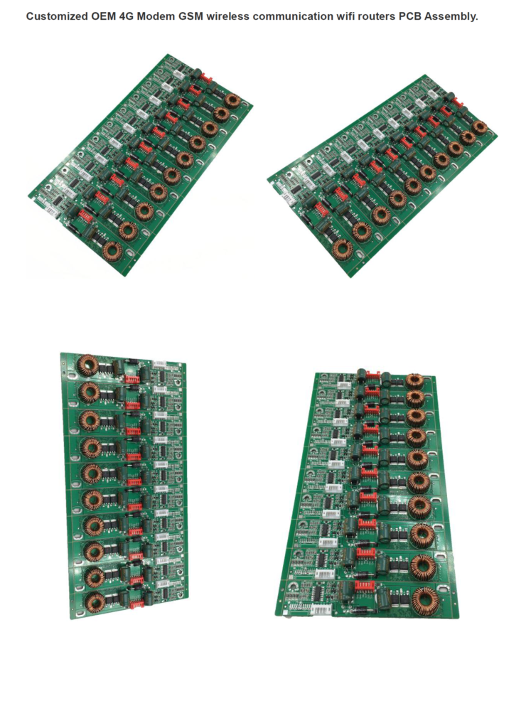 Customized OEM 4G Modem GSM wireless communication wifi routers PCB Assembly